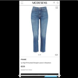FRAME Denim Jeans NWT Retail $225 Size 23